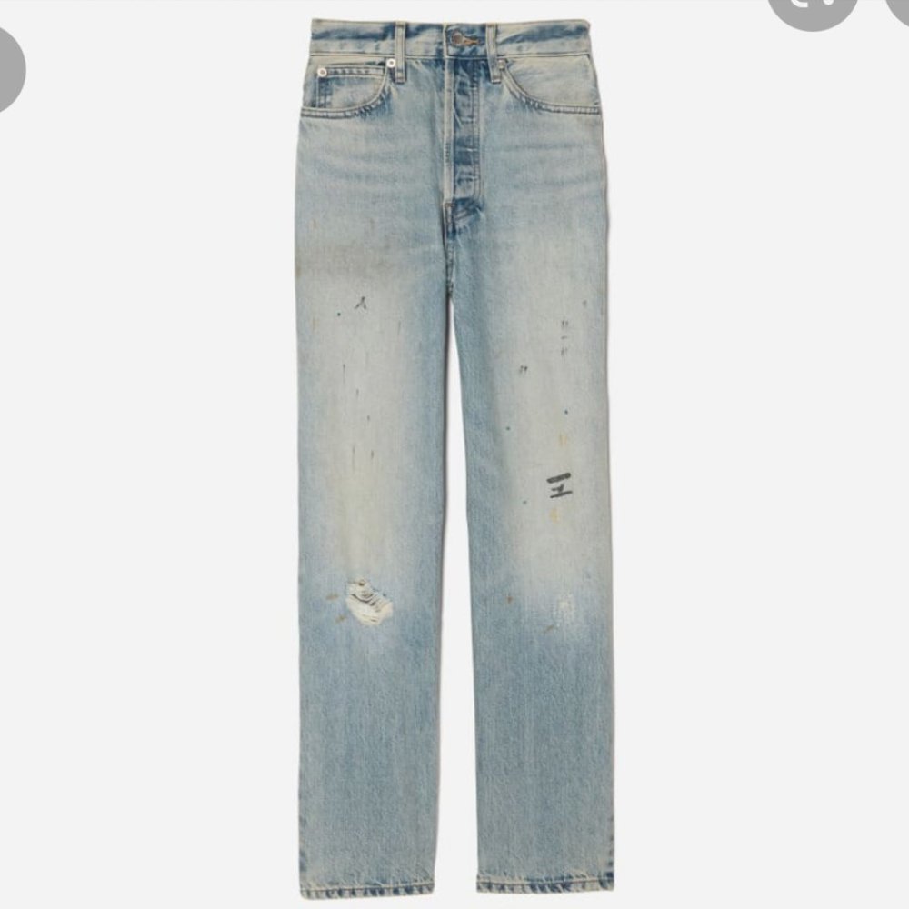 The Rigid Way-High Jean in 'Paint Splatter'